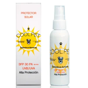 <strong>Cool Pet</strong> Protector Solar en Spray para Mascotas, FPS 30, botella de 60 ml