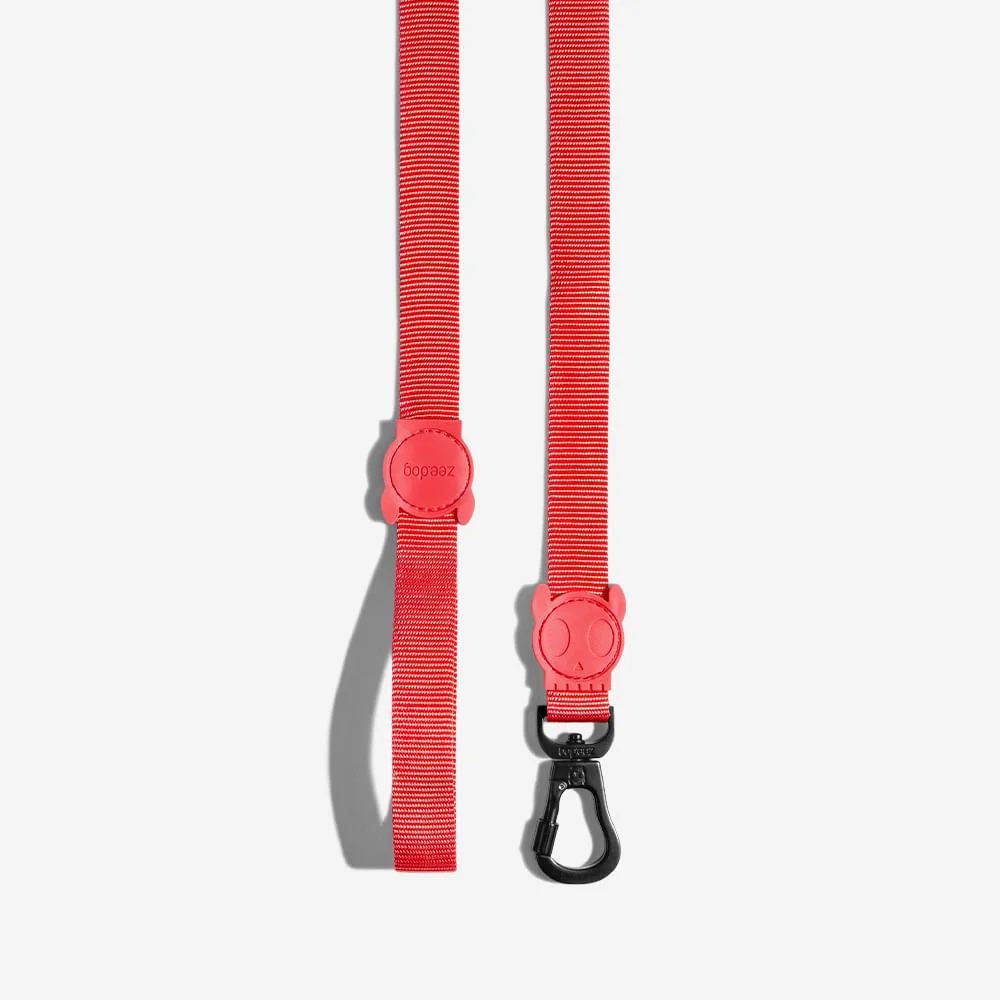 <strong>Zee.Dog</strong> Neon Coral, Correa de Polyester Suave para Perros, Tallas S