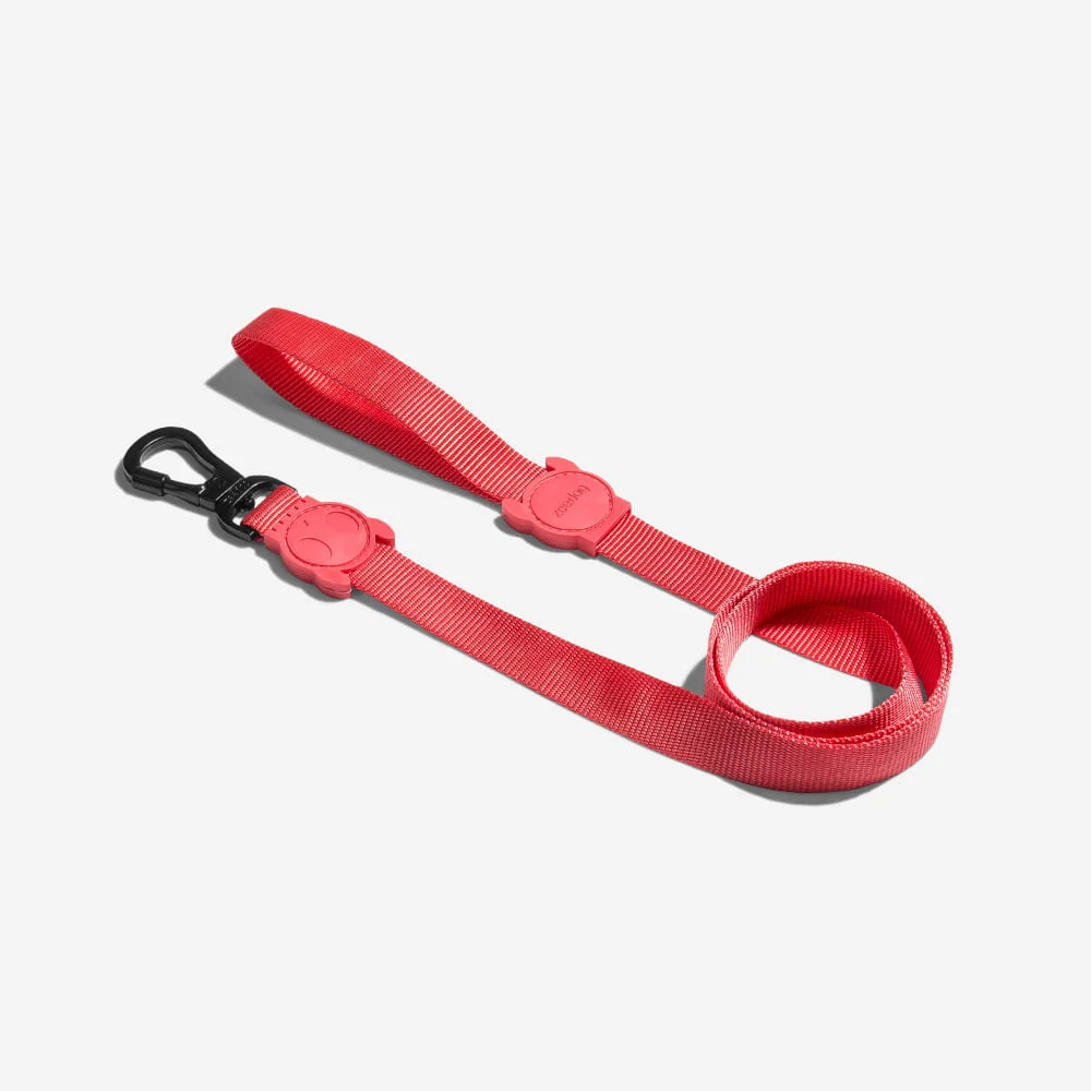 <strong>Zee.Dog</strong> Neon Coral, Correa de Polyester Suave para Perros, Tallas S - Imagen 2