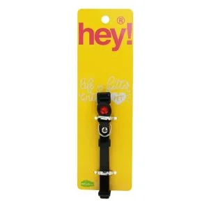 <strong>Hey!</strong> Collar con Liberación Rápida para Gatos, Malla de Nylon, Largo 31.5 cm
