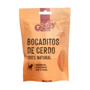 <strong>Goofy</strong> Bocaditos de Cerdo 100% Natural, Snack Liofilizado para Perro, envase de 20 gr