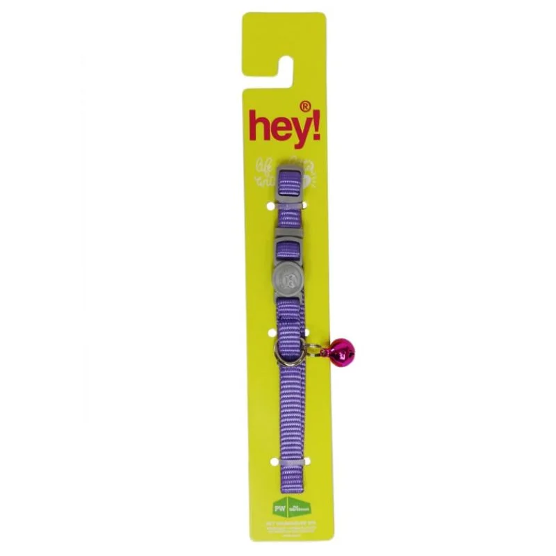 <strong>Hey!</strong> Collar Elegante para Gatos, color Púrpura