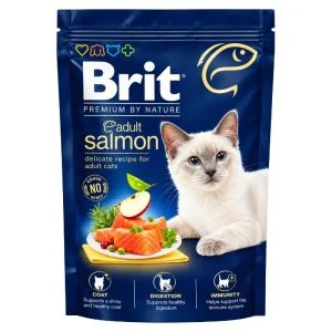 <strong>Brit Premium By Nature</strong> Alimento Seco para Gato Adulto sabor Salmón, 1.5 kg