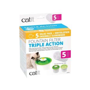 <strong>Catit</strong> Filtro Triple Acción para Fuentes Bebederas, 5 Unidades