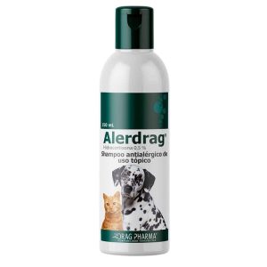 <strong>Alerdrag</strong> Shampoo Dermatológico para Alivio de Alergias y Prurito en Perros y Gatos, Envase de 150 ml