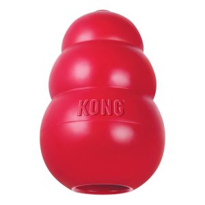 <strong>KONG</strong> Classic, Juguete de Caucho Natural, Recomendado para Perros de 38 kg o más, talla XXL
