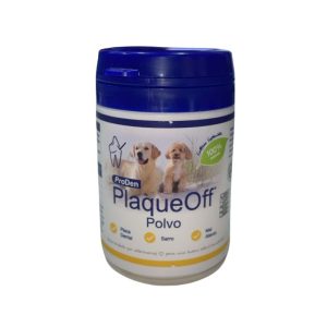 <strong>PlaqueOff</strong> Polvo Dental para Perros, Frasco de 40 gr