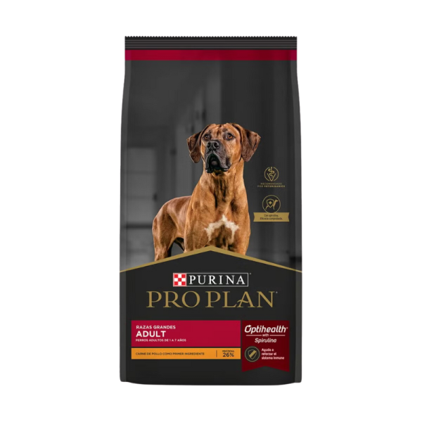<strong>Purina Pro Plan</strong> Alimento Seco para Perros, Adulto, Raza Grande, bolsa de 12 kg