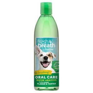 <strong>TropiClean</strong> Aditivo Control de Sarro para Perros, Botella de 473 ml