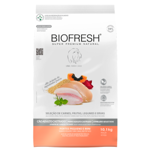 <strong>Biofresh</strong> Alimento Seco para Perros Castrados, Adulto, Raza Mini/Pequeña, bolsa de 10.1 kg