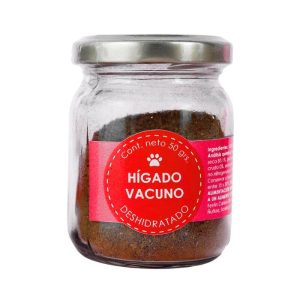 <strong>Festín Canino</strong> Sazonador en Polvo para Perros, Hígado de Vacuno, pote de 50 gr