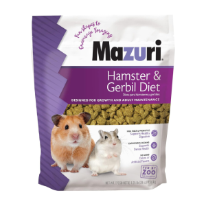 <strong>Mazuri</strong> Hamster and Gerbil Diet, Alimento para Hamsters y Gerbos, bolsa de 350 gr