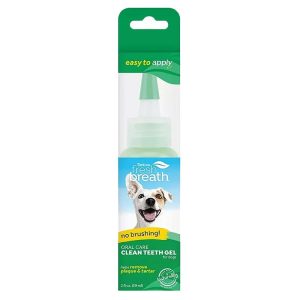<strong>TropiClean</strong> Fresh Breath, Gel Dental Menta para Perros, Aliento Fresco y Cuidado Bucal, 59 ml