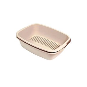 <strong>Mps</strong> Baño Sanitario para Gato Miso con Colador, Color Beige