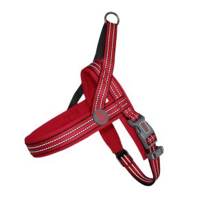 <strong>DOCO</strong> Vario, Arnés Costura Reflectante para Perros, Color Rojo, Tallas S