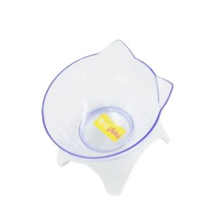 <strong>Hey!</strong> Plato Ergonómico Inclinado para Gatos, Libre de BPA