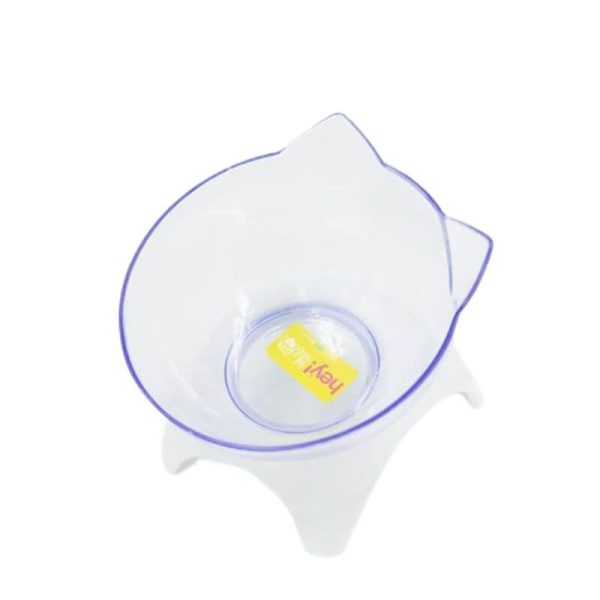 <strong>Hey!</strong> Plato Ergonómico Inclinado para Gatos, Libre de BPA