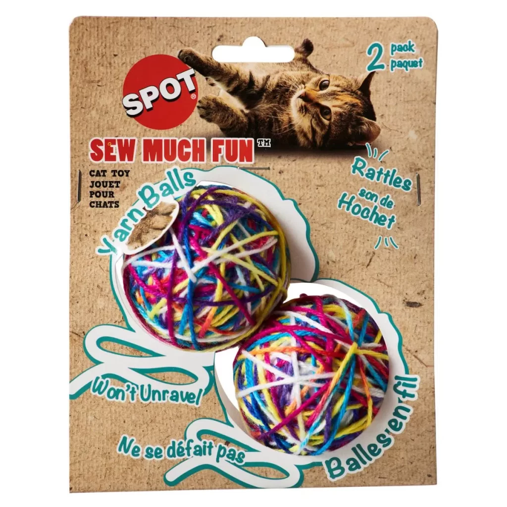 SPOT CAT TOY BOLA DE LANA