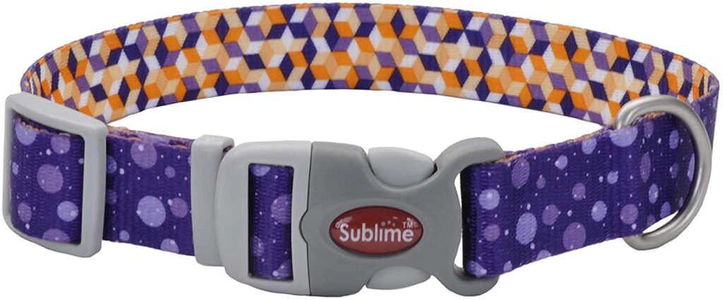 <strong>Coastal</strong> Sublime Purple, Collar Ajustable para Perros, Tallas: S, M, L