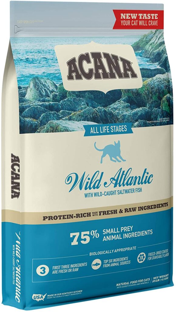 <strong>ACANA</strong> Regionals Wild Atlantic Cat, Alimento Seco para Gatos, Pescado, bolsa de 1.8-4.5 kg