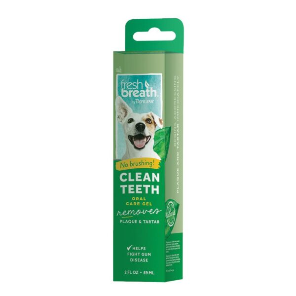 <strong>TropiClean</strong> Fresh Breath, Gel Dental Menta para Perros, Aliento Fresco y Cuidado Bucal, 59 ml
