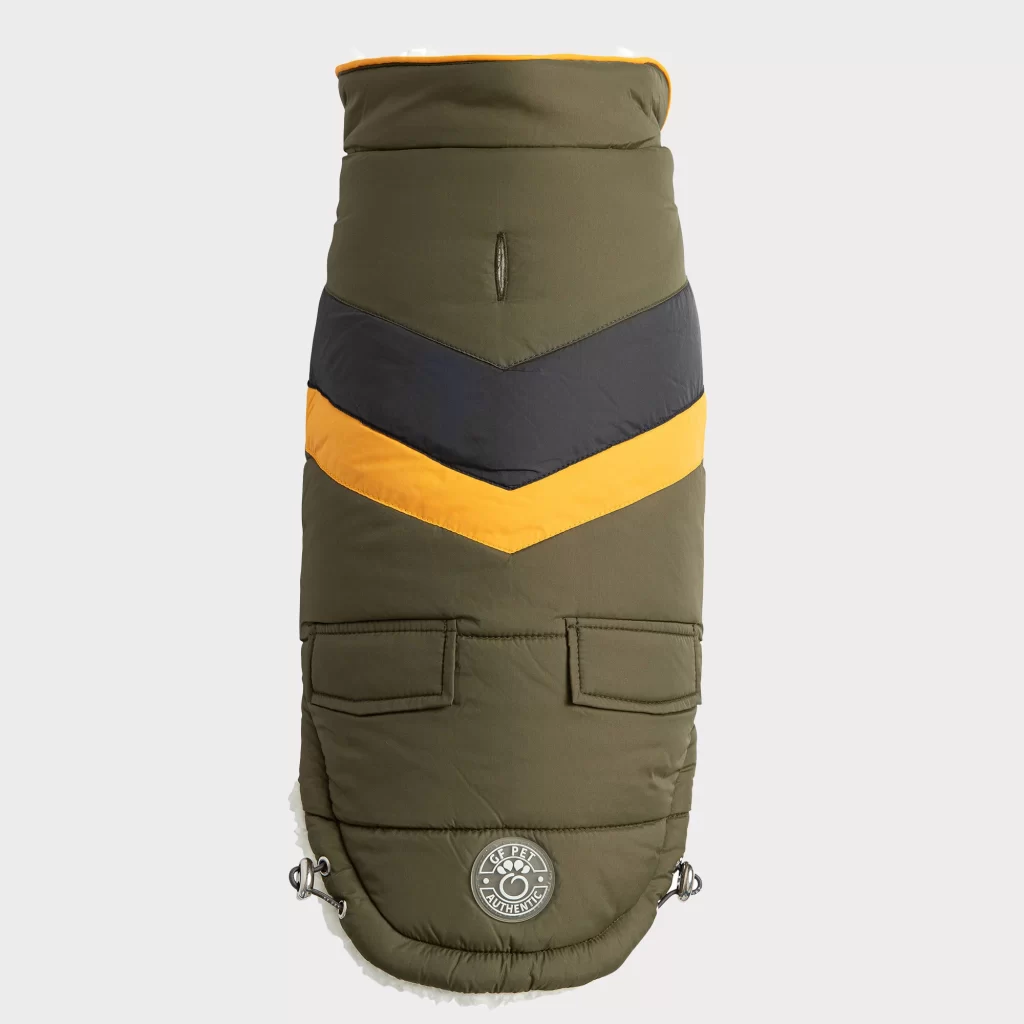 GF PET CHAQUETA ALPINE PUFFER KHAKI OSCURO