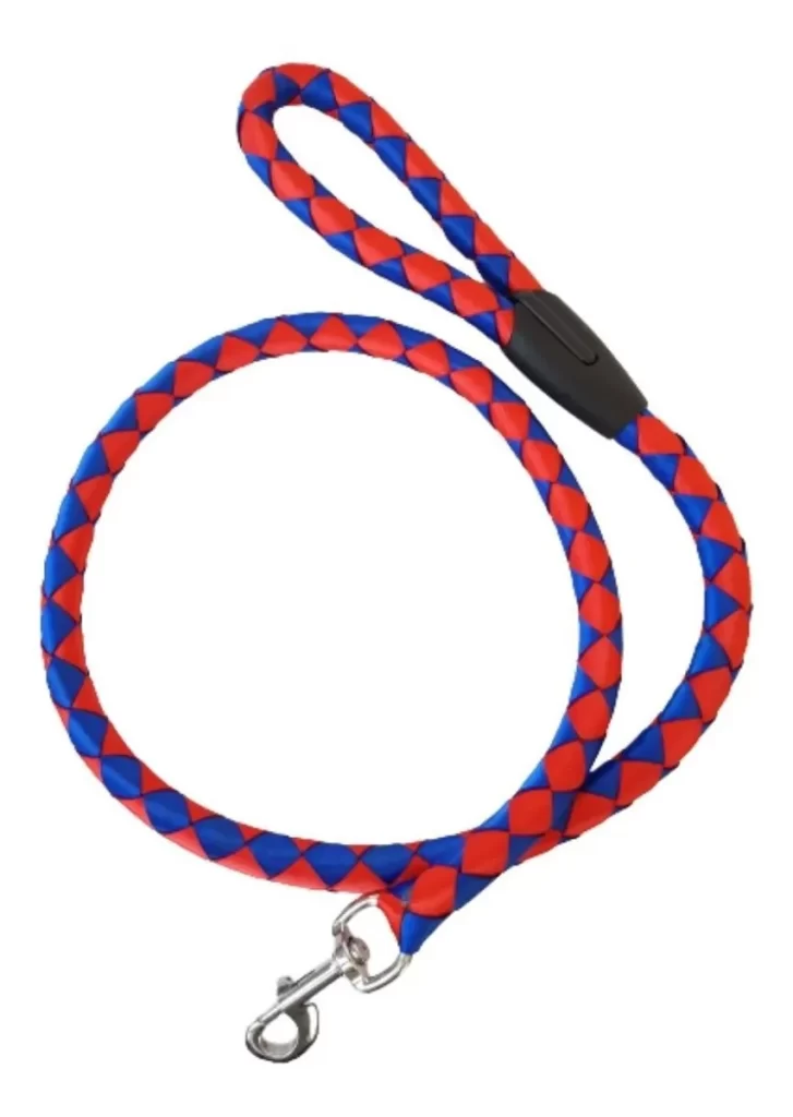 <strong>Marben Pets</strong> Correa/Trailla para Perros Grandes, Azul con Rojo, Talla: XL, Medidas: 1,14 mt de largo, 2 cm de ancho