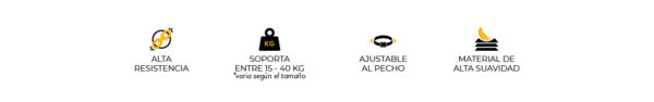 <strong>Wauke</strong> Fauna, Arnés Ajustable en H para Perros, Tallas: S, M, L - Imagen 7