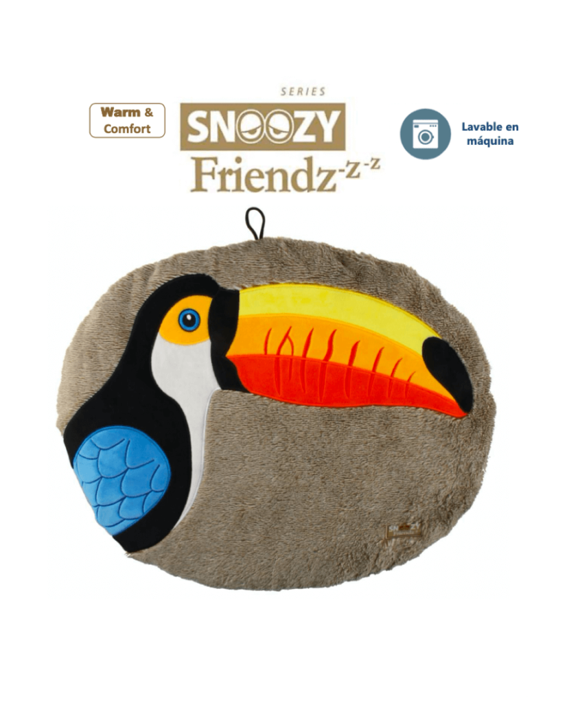 GIGWI COJIN CAMA SNOOZY FRIENDZZZ SERIES TROPICANA