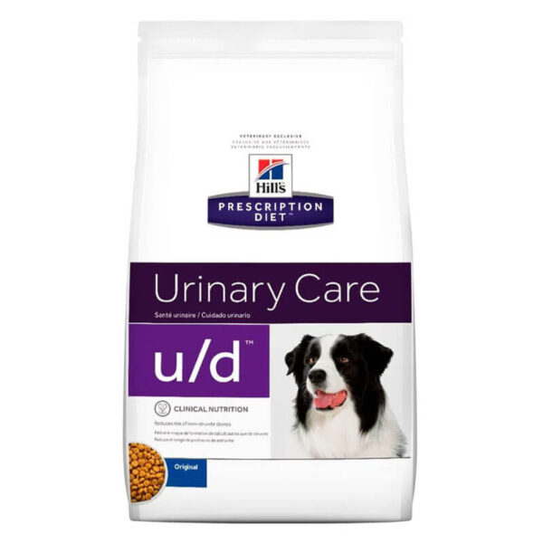 <strong>Hills Dieta Veterinaria</strong> u/d Urinary Care, Alimento Seco para Perros Cuidado Urinario, bolsa de 3.85 kg