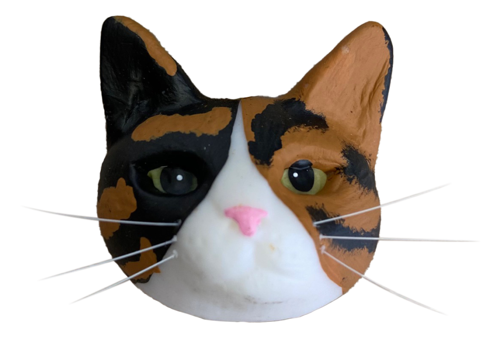 LLAVERO PORCELANA GATO CALICO