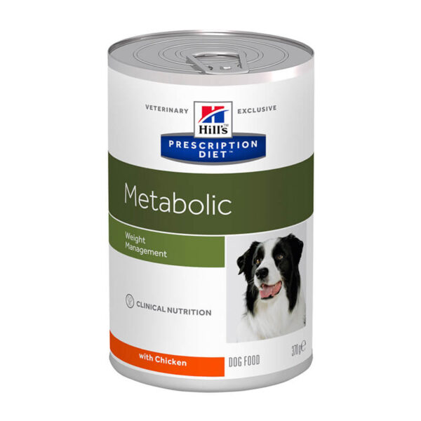 <strong>Hills Dieta Veterinaria</strong> Metabolic Alimento Húmedo para Perros Metabolismo, 370 gr, en lata