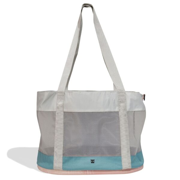 <strong>Zee.Cat</strong> Carrier Kombucha, Bolso Transportador para Gatos, Gris/Celeste