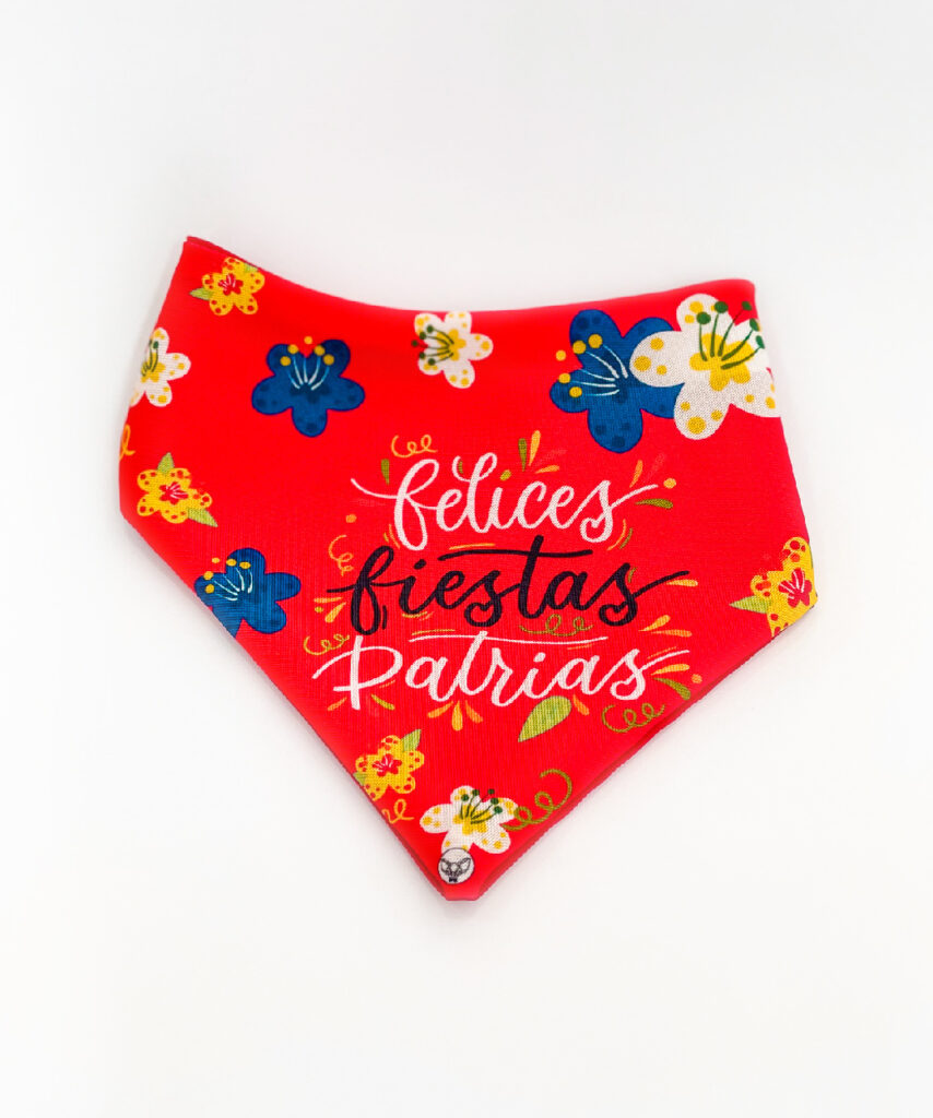 <strong>Mr. Paolo</strong> Bandana Fiestas Patrias para Mascotas, Tallas XS‑L
