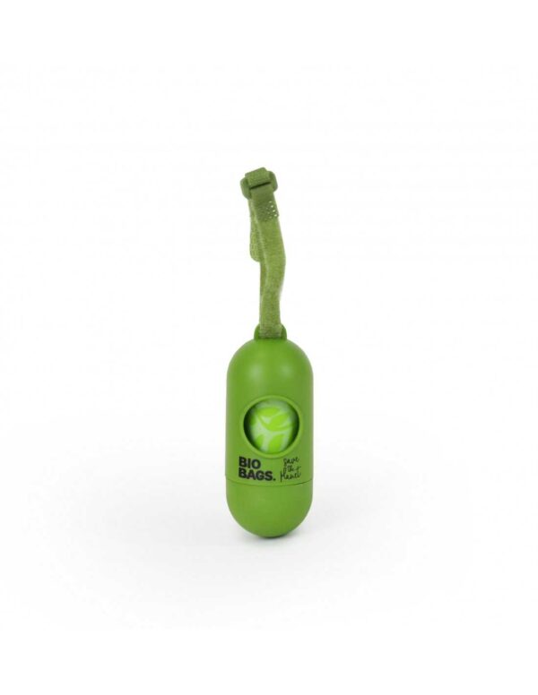 <strong>Biobags</strong> Dispensador de Bolsas Compostables para Heces con Rollo Incluido, 15 bolsas - Imagen 2