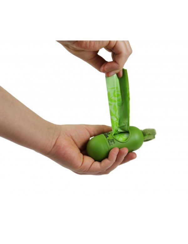 <strong>Biobags</strong> Dispensador de Bolsas Compostables para Heces con Rollo Incluido, 15 bolsas - Imagen 3