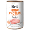 Brit Mono Protein Alimento Húmedo para Perros Paté Mono Proteico, Pavo, lata de 400 gr