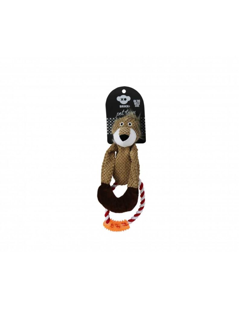 BRNX JUGUETE PERRO LEON CUERDA TALLA XL