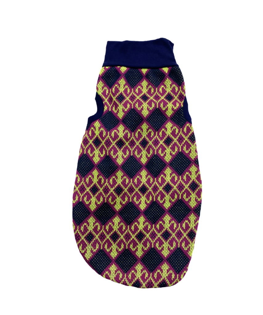 KIMBA PETS CHALECO DISEÑO AZUL/MORADO