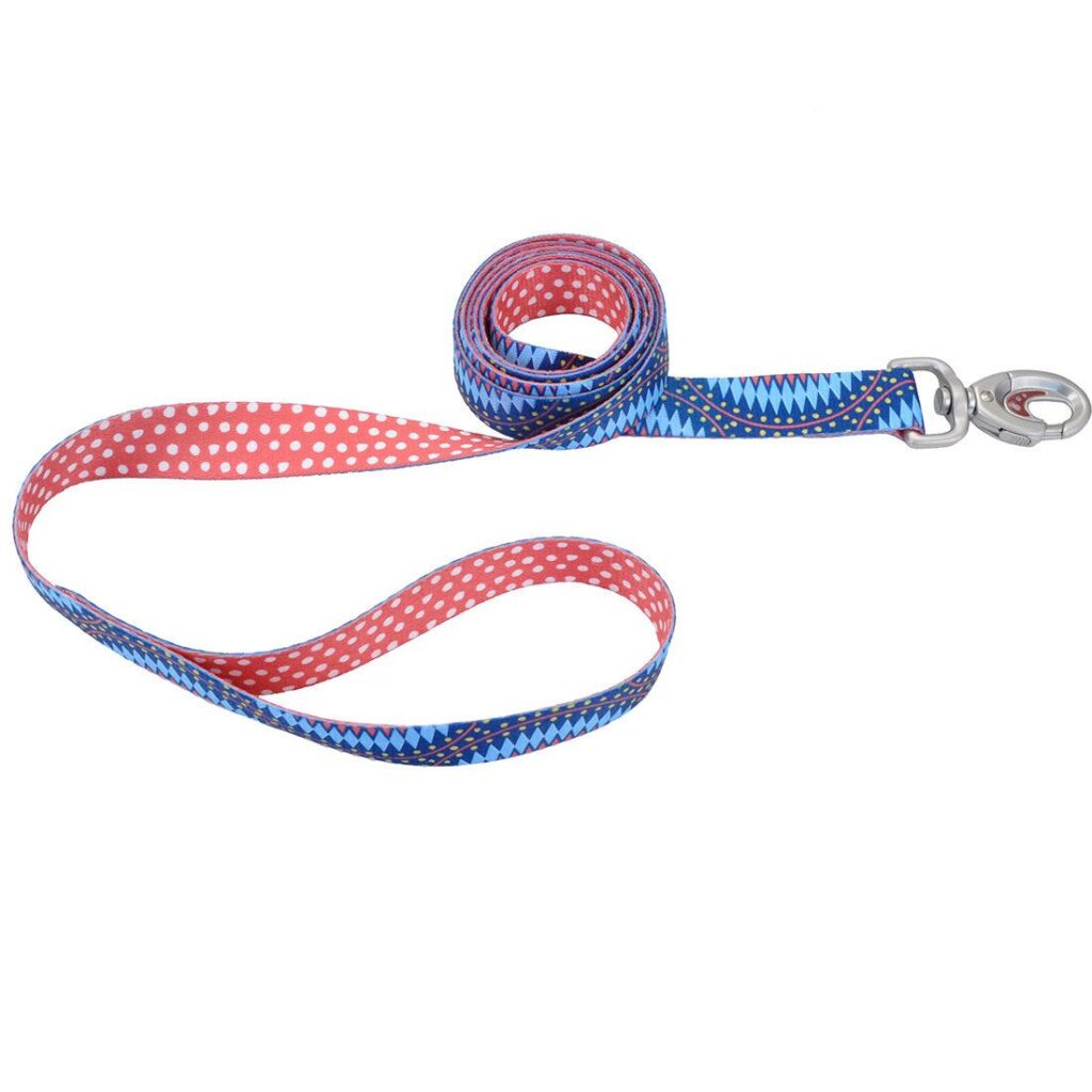 <strong>Coastal</strong> Sublime Diamond Dots, Correa/Trailla de Polyester para Perros, Medidas: 1,8 mt de largo, 2,5 cm de ancho