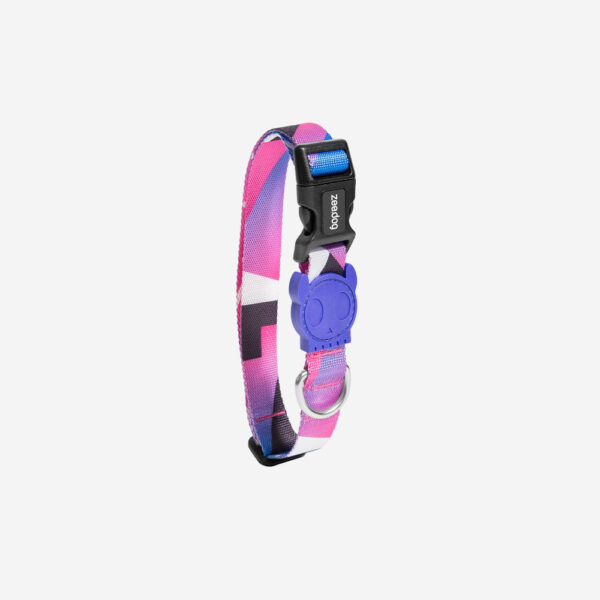 <strong>Zeedog</strong> Midnight, Collar Ajustable de Polyester para Perros, Tallas: XS, S, M, L