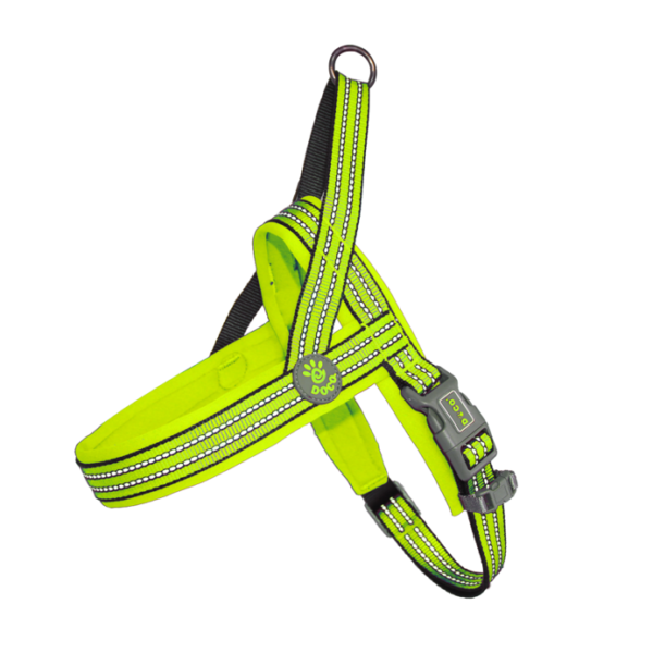 <strong>DOCO</strong> Vario, Arnés Costura Reflectante para Perros, Color Verde, Tallas S a XL - Imagen 6