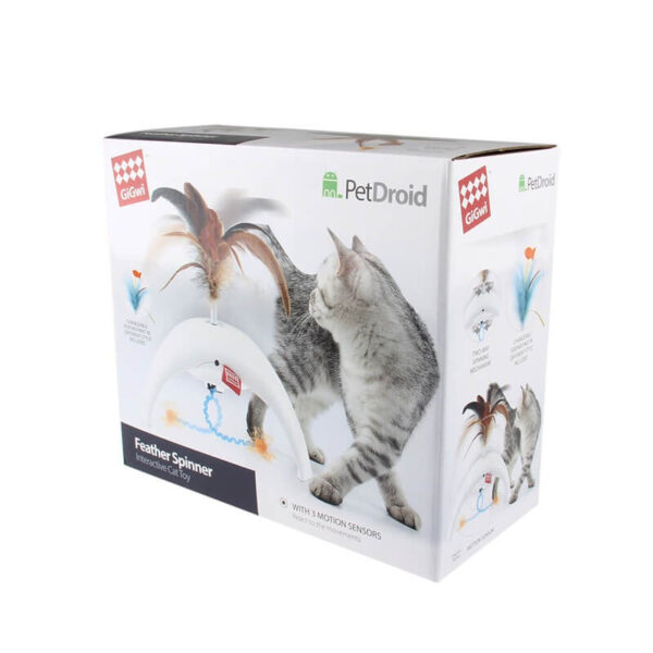 GIGWI PET DROID FEATHER SPINNER - Imagen 2