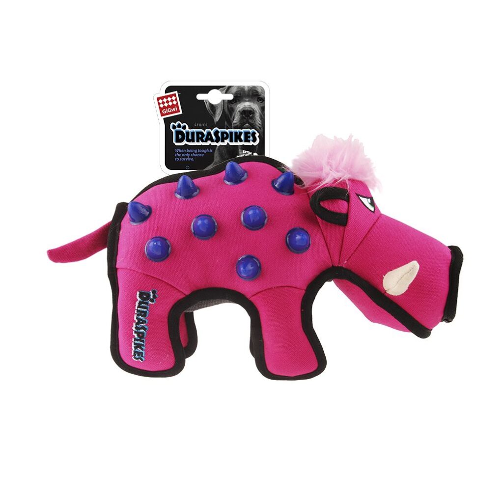 GIGWI DURASPIKES EXTRA DURABLE JABALI ROSADO