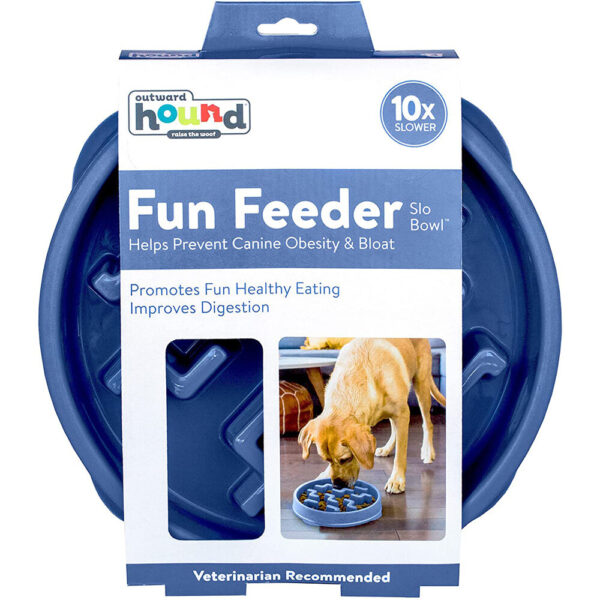 OUTWARD HOUND COMEDERO LENTO AZUL