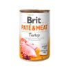 Brit Paté & Meat Alimento Húmedo para Perros Paté, Carne y Pavo, 400-800 gr, en lata