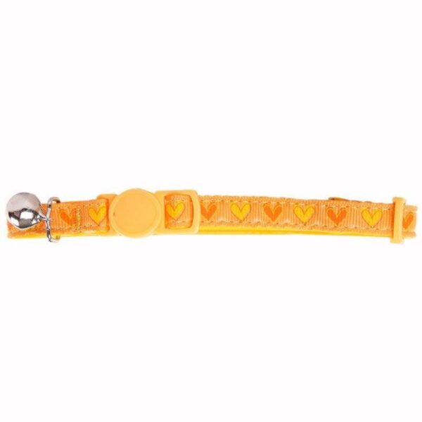 PAWISE COLLAR GATO YELLOW HEARTS