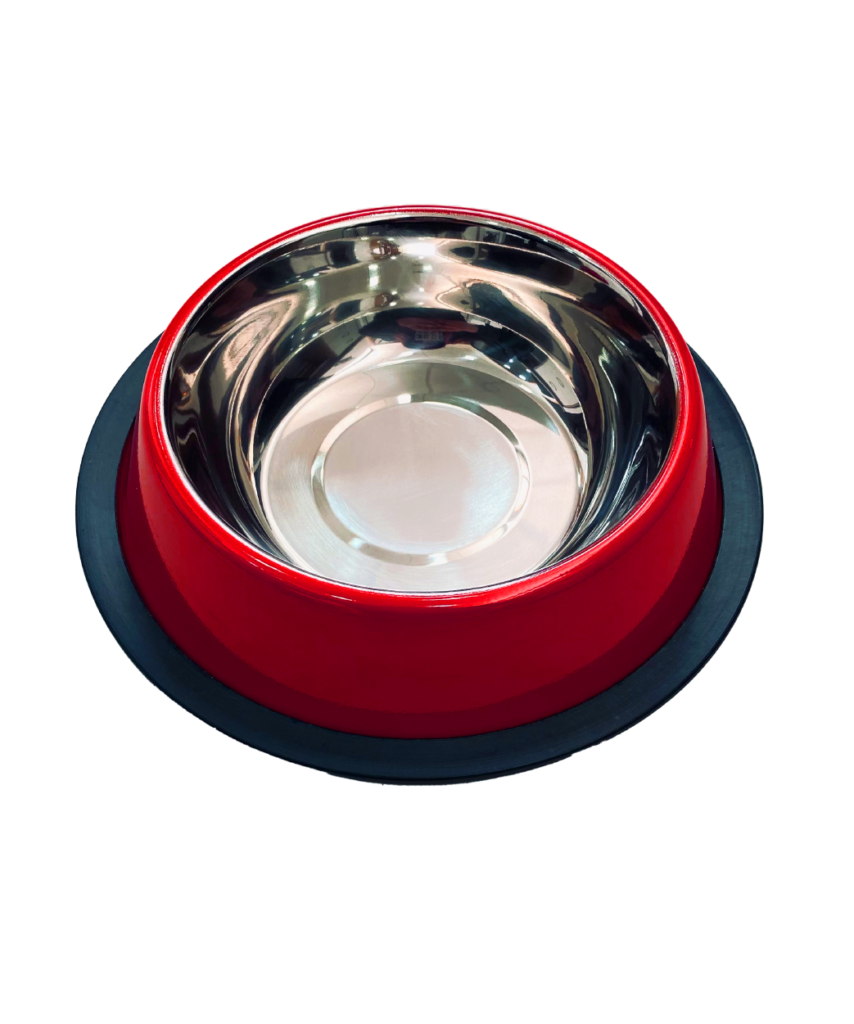 Marben Pets PLATO ACERO INOXIDABLE PINTADO ROJO