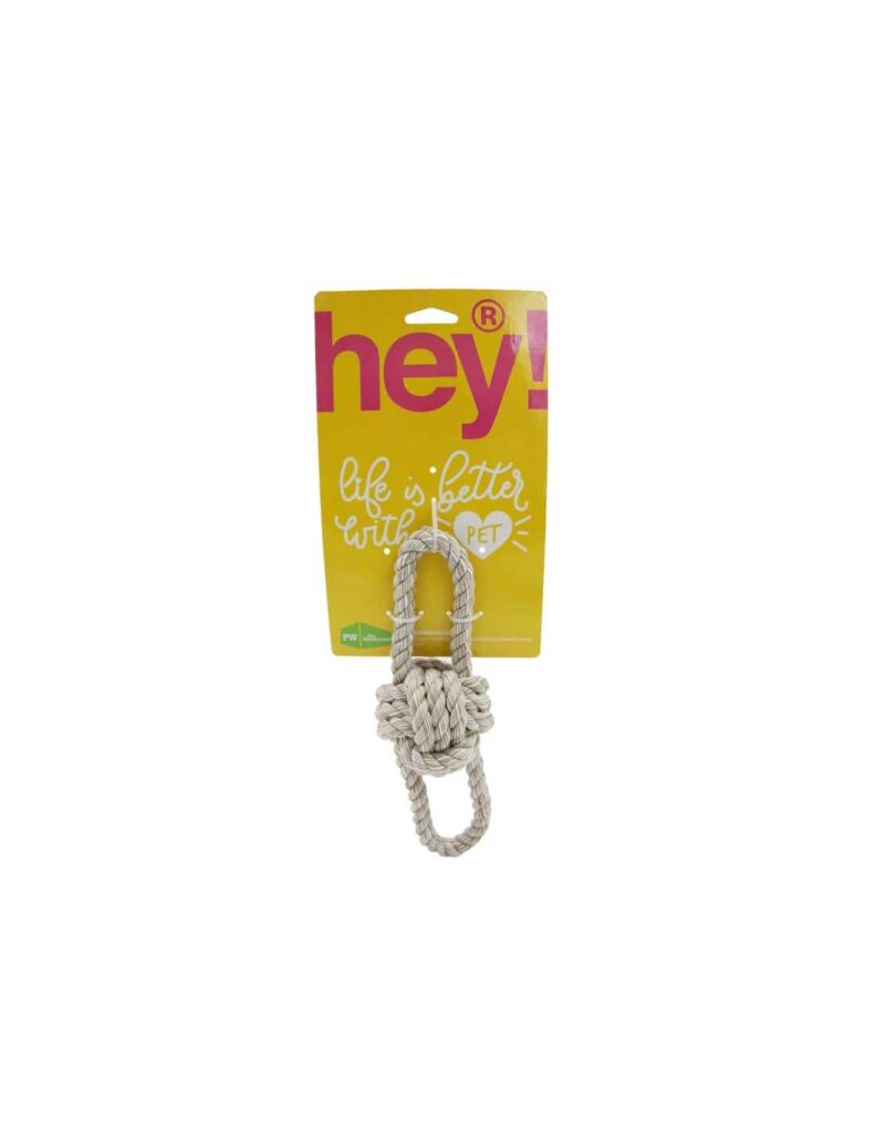 HEY! JUGUETE CUERDA BOLA MANILLAS 24X8 CM