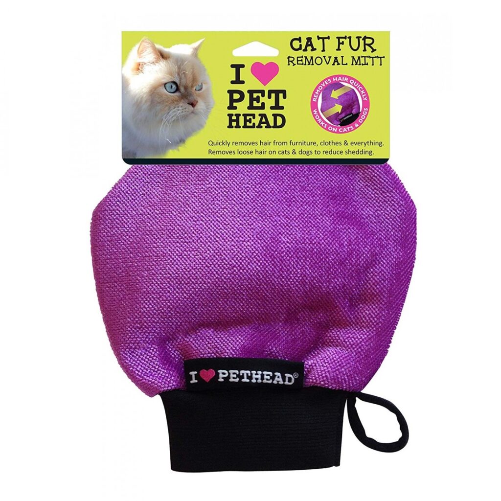 PET HEAD CAT FUR REMOVAL MITT GUANTE SACA PELOS GATO
